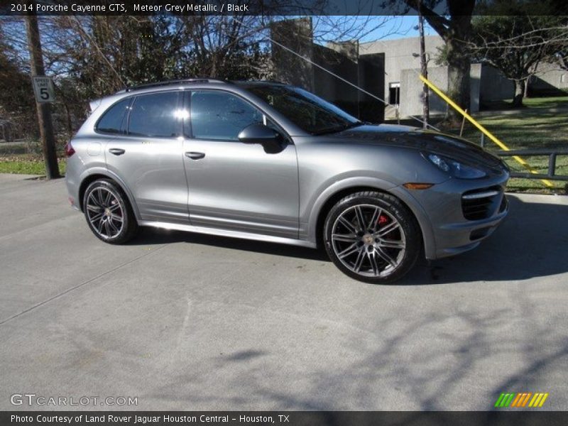 Meteor Grey Metallic / Black 2014 Porsche Cayenne GTS
