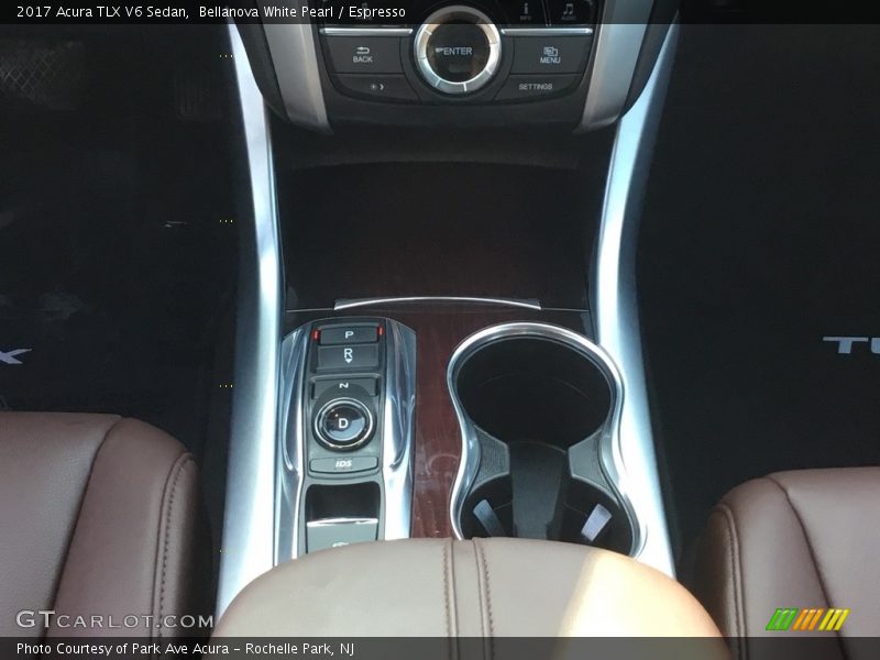 Bellanova White Pearl / Espresso 2017 Acura TLX V6 Sedan