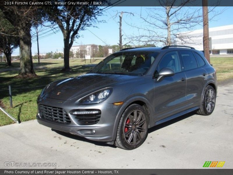 Meteor Grey Metallic / Black 2014 Porsche Cayenne GTS