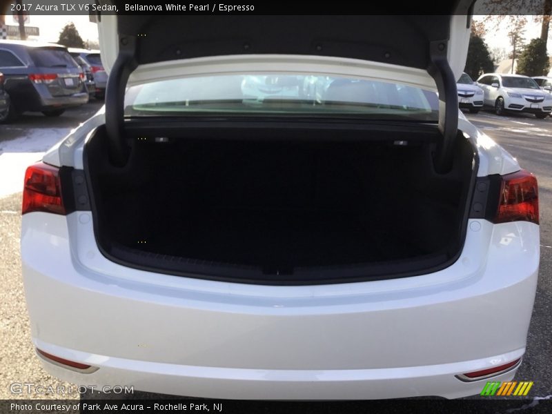 Bellanova White Pearl / Espresso 2017 Acura TLX V6 Sedan