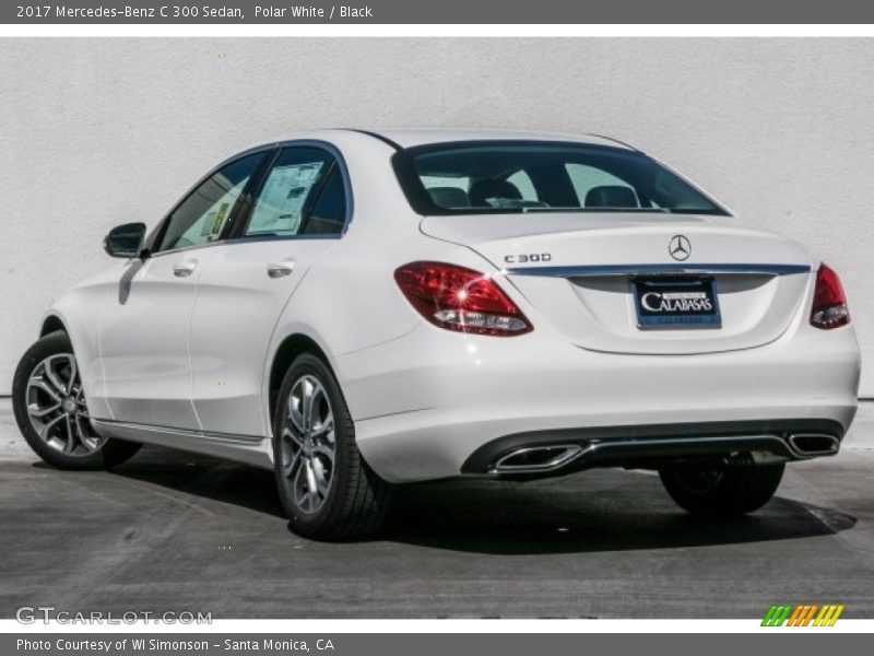 Polar White / Black 2017 Mercedes-Benz C 300 Sedan