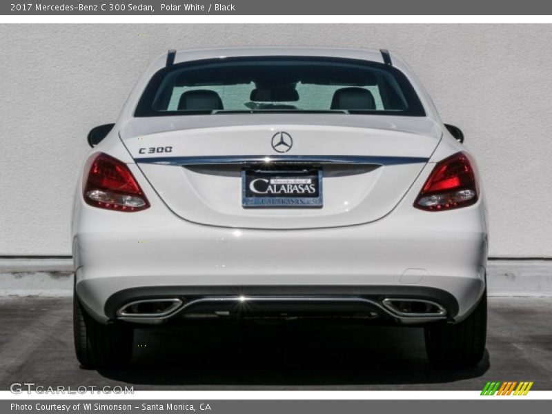 Polar White / Black 2017 Mercedes-Benz C 300 Sedan