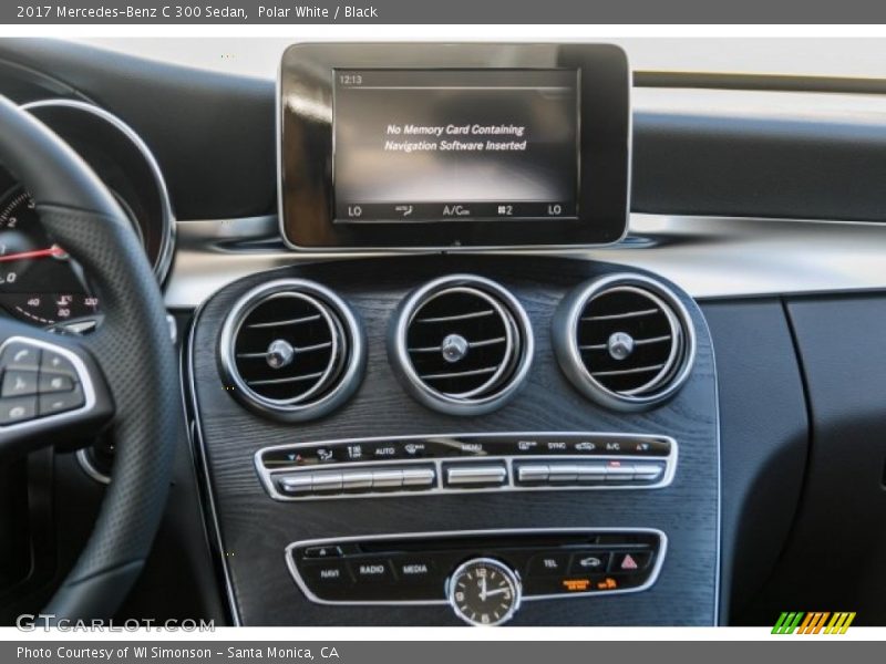 Polar White / Black 2017 Mercedes-Benz C 300 Sedan