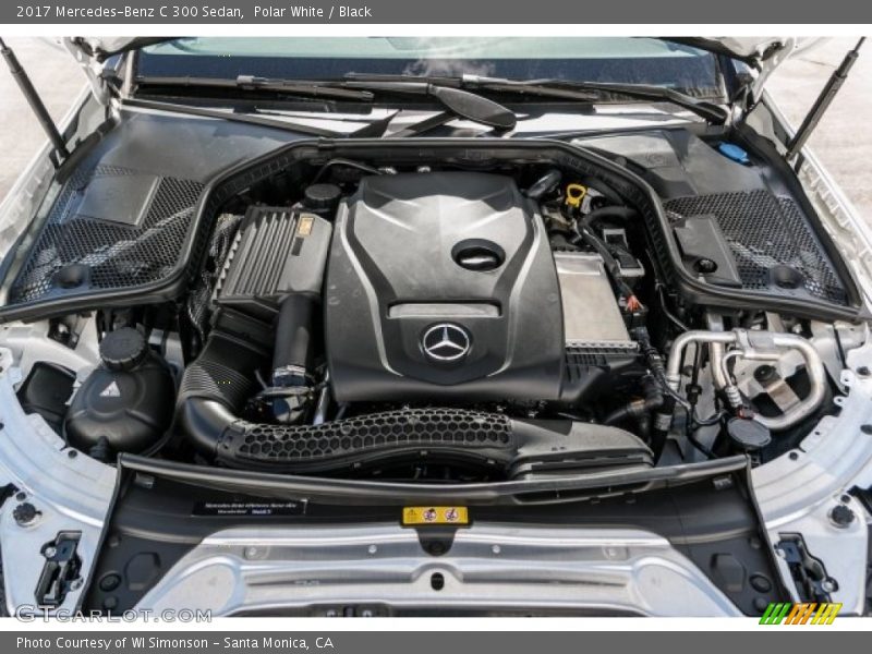 Polar White / Black 2017 Mercedes-Benz C 300 Sedan