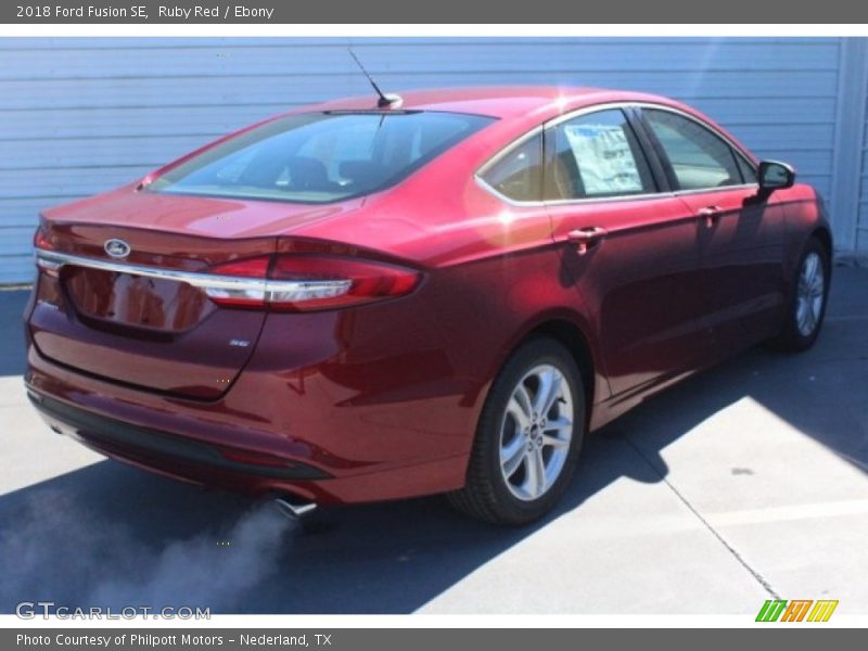 Ruby Red / Ebony 2018 Ford Fusion SE