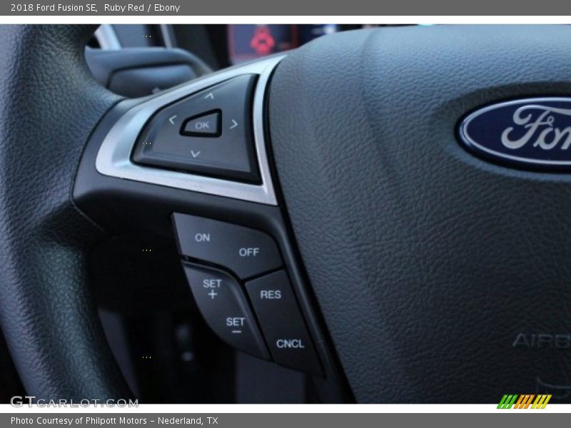 Ruby Red / Ebony 2018 Ford Fusion SE