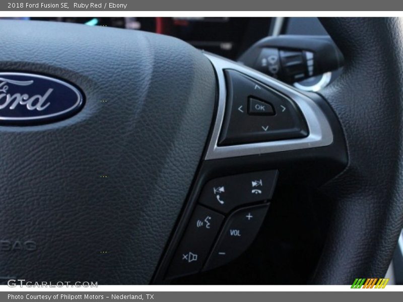 Ruby Red / Ebony 2018 Ford Fusion SE