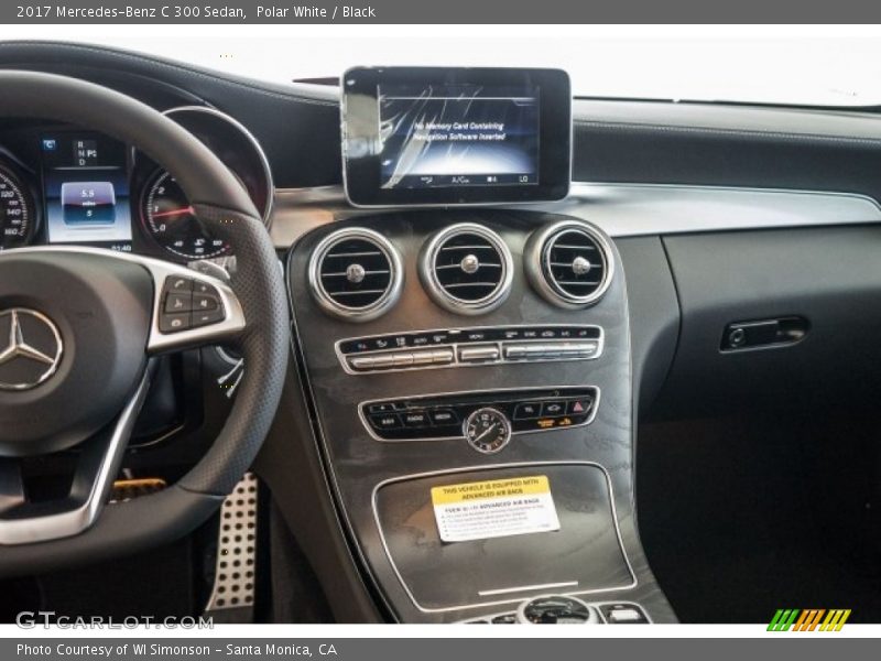 Polar White / Black 2017 Mercedes-Benz C 300 Sedan