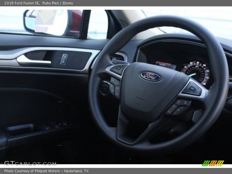 Ruby Red / Ebony 2018 Ford Fusion SE