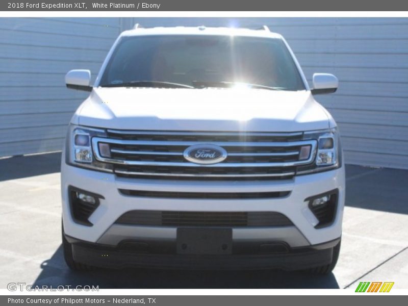 White Platinum / Ebony 2018 Ford Expedition XLT