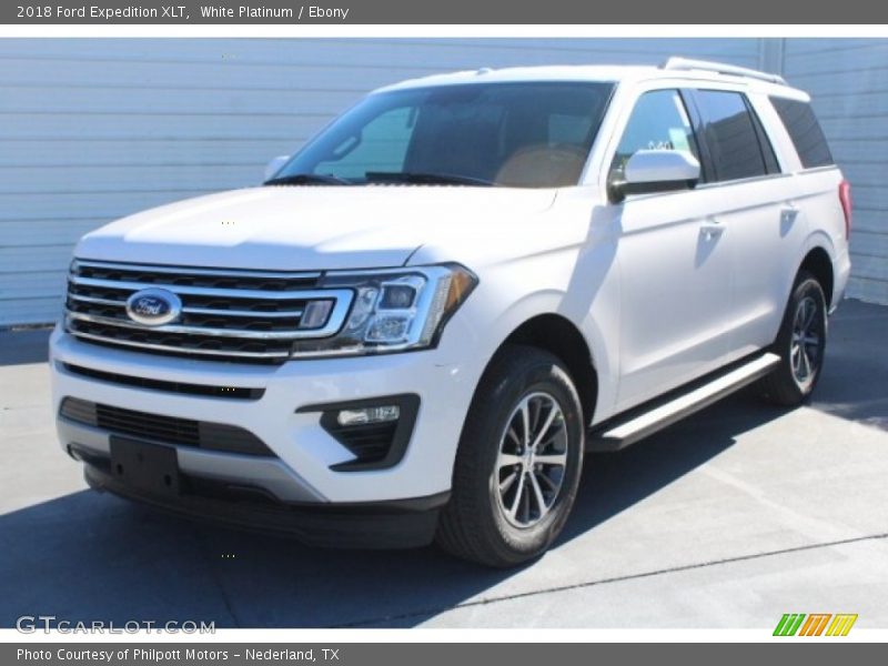 White Platinum / Ebony 2018 Ford Expedition XLT