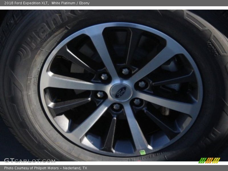 White Platinum / Ebony 2018 Ford Expedition XLT
