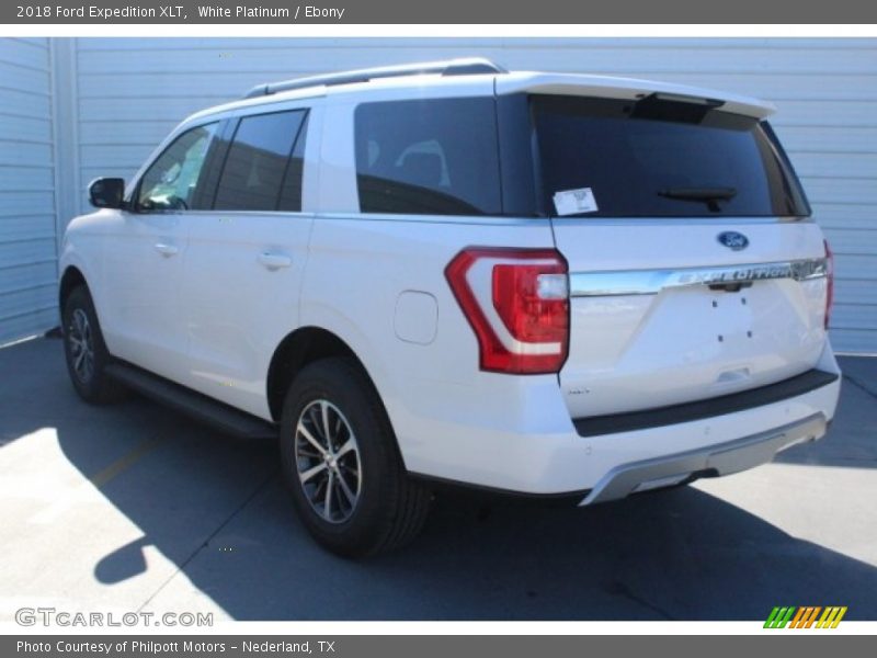 White Platinum / Ebony 2018 Ford Expedition XLT