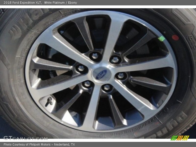 White Platinum / Ebony 2018 Ford Expedition XLT
