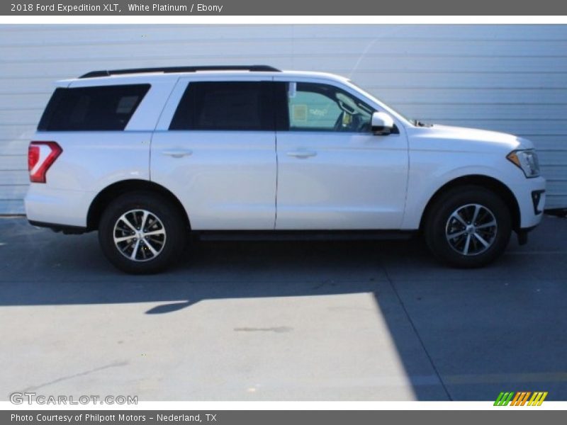 White Platinum / Ebony 2018 Ford Expedition XLT