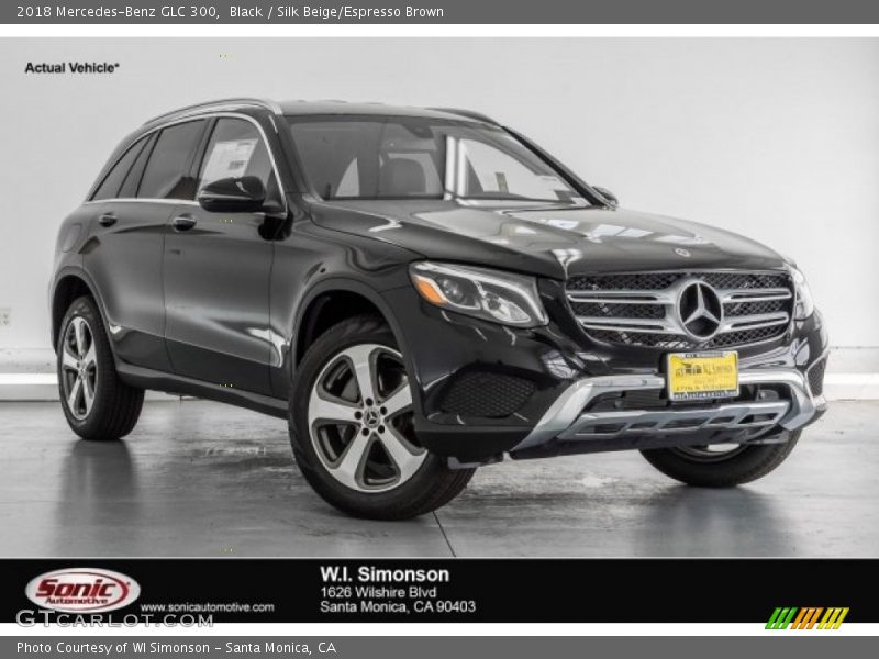 Black / Silk Beige/Espresso Brown 2018 Mercedes-Benz GLC 300