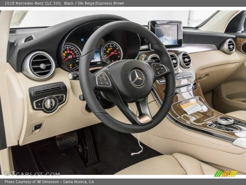 Black / Silk Beige/Espresso Brown 2018 Mercedes-Benz GLC 300