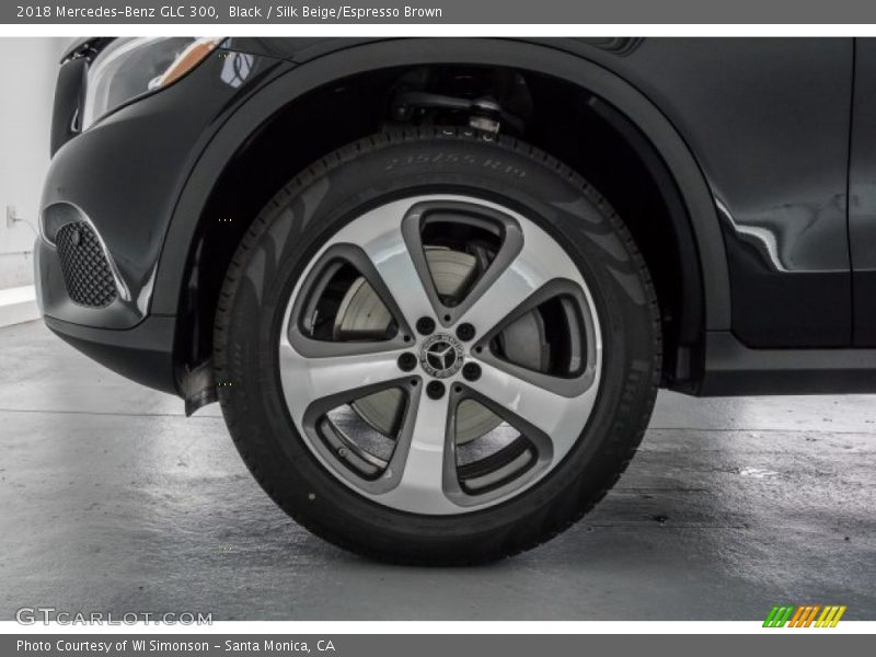 Black / Silk Beige/Espresso Brown 2018 Mercedes-Benz GLC 300