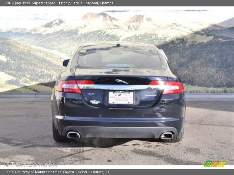 Ebony Black / Charcoal/Charcoal 2009 Jaguar XF Supercharged