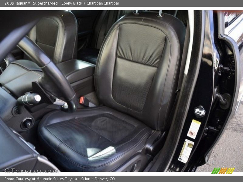 Ebony Black / Charcoal/Charcoal 2009 Jaguar XF Supercharged