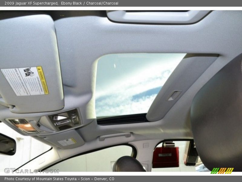 Ebony Black / Charcoal/Charcoal 2009 Jaguar XF Supercharged