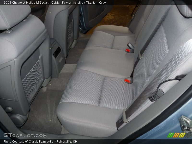Golden Pewter Metallic / Titanium Gray 2008 Chevrolet Malibu LS Sedan