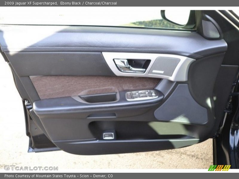 Ebony Black / Charcoal/Charcoal 2009 Jaguar XF Supercharged