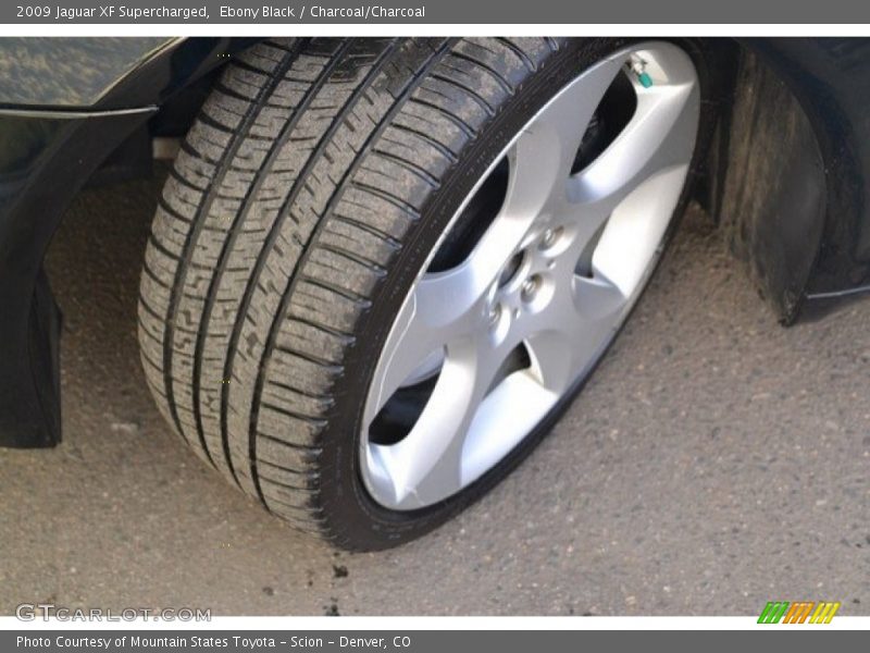 Ebony Black / Charcoal/Charcoal 2009 Jaguar XF Supercharged
