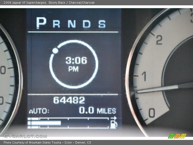 Ebony Black / Charcoal/Charcoal 2009 Jaguar XF Supercharged