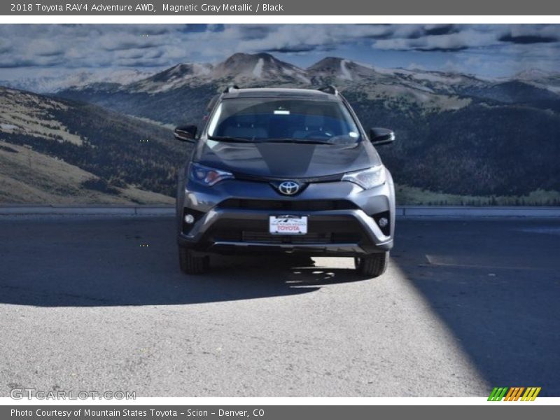Magnetic Gray Metallic / Black 2018 Toyota RAV4 Adventure AWD