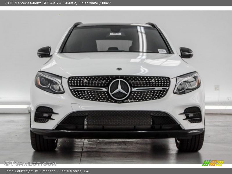 Polar White / Black 2018 Mercedes-Benz GLC AMG 43 4Matic