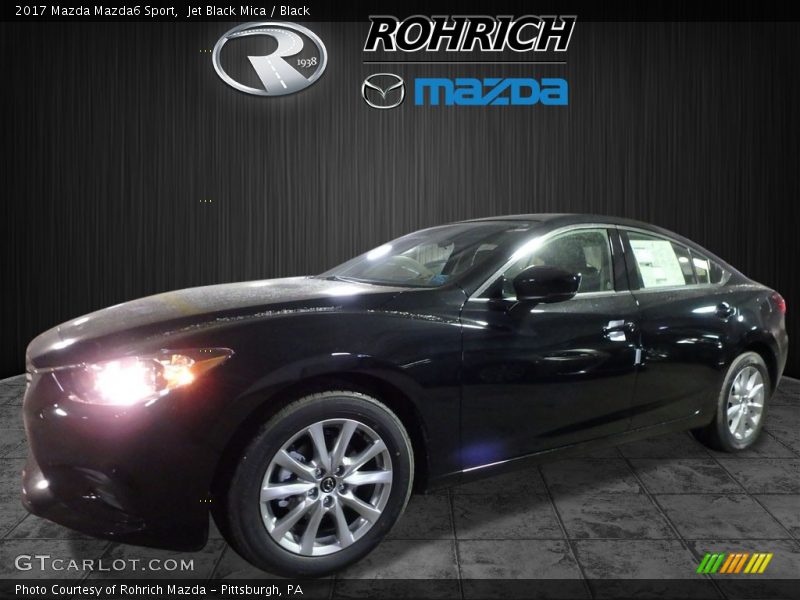 Jet Black Mica / Black 2017 Mazda Mazda6 Sport