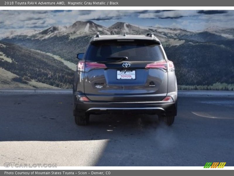 Magnetic Gray Metallic / Black 2018 Toyota RAV4 Adventure AWD