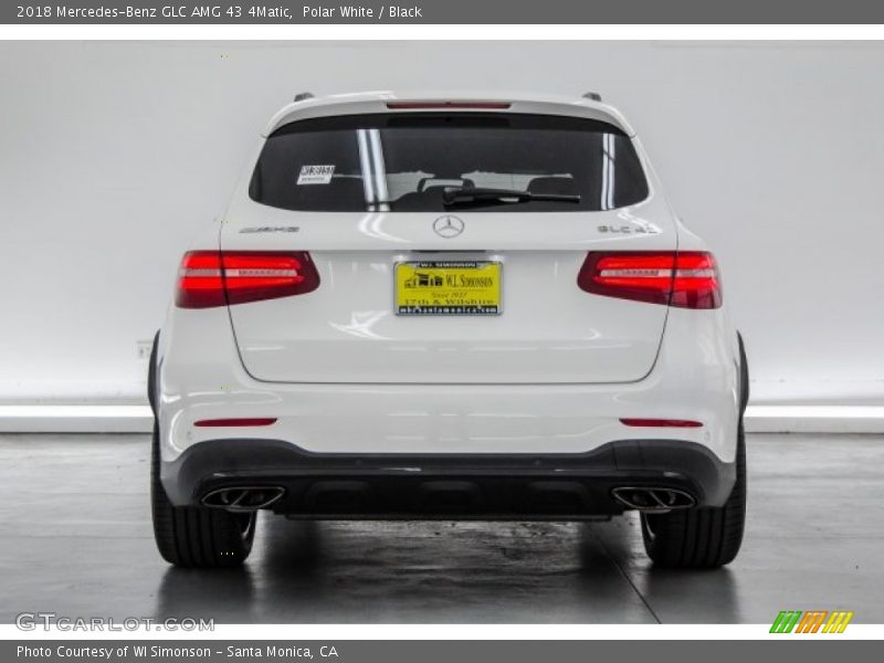 Polar White / Black 2018 Mercedes-Benz GLC AMG 43 4Matic