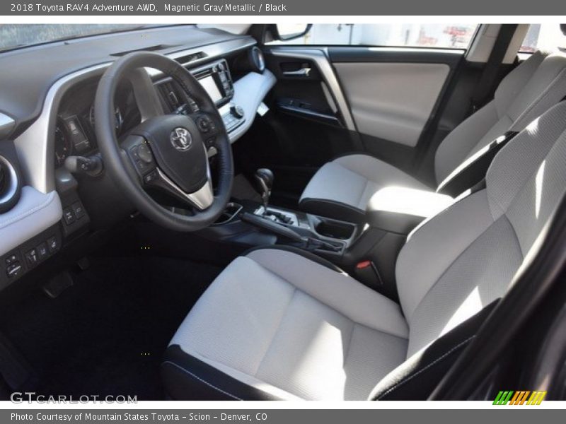 Magnetic Gray Metallic / Black 2018 Toyota RAV4 Adventure AWD