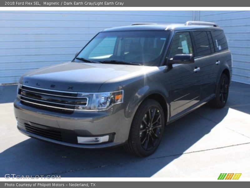 Magnetic / Dark Earth Gray/Light Earth Gray 2018 Ford Flex SEL