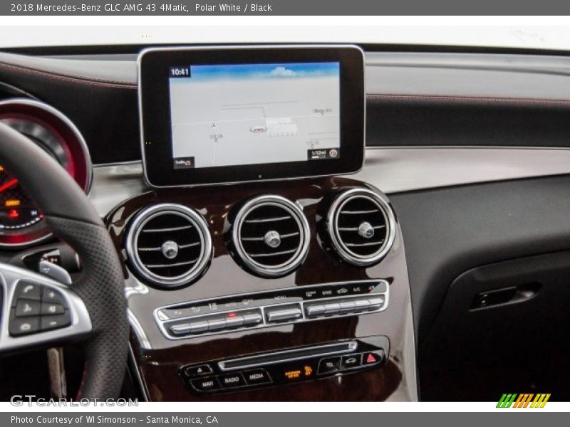 Polar White / Black 2018 Mercedes-Benz GLC AMG 43 4Matic