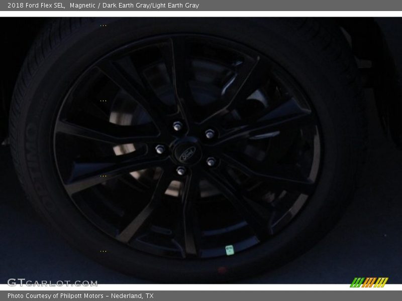 Magnetic / Dark Earth Gray/Light Earth Gray 2018 Ford Flex SEL