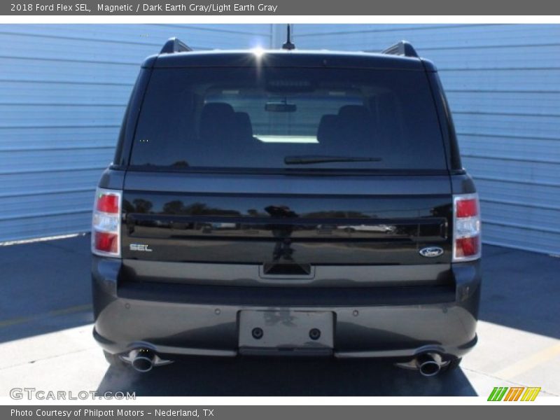 Magnetic / Dark Earth Gray/Light Earth Gray 2018 Ford Flex SEL