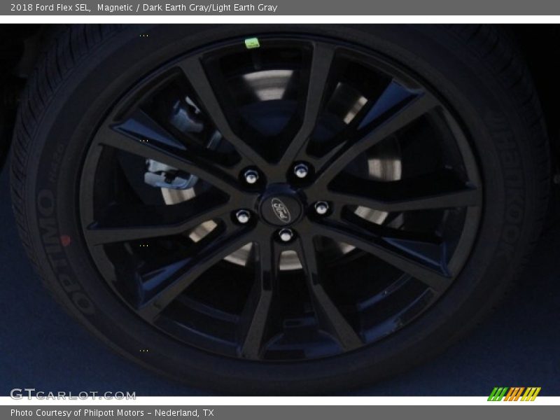 Magnetic / Dark Earth Gray/Light Earth Gray 2018 Ford Flex SEL