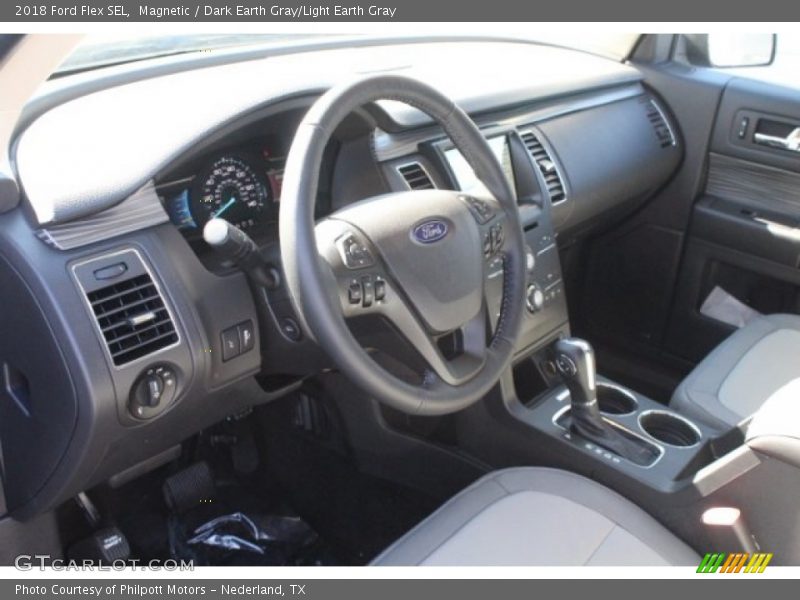 Magnetic / Dark Earth Gray/Light Earth Gray 2018 Ford Flex SEL