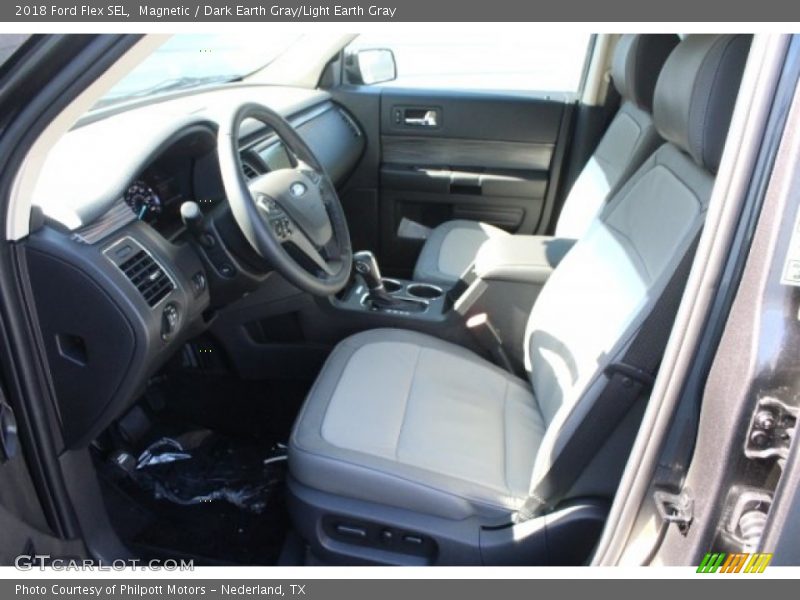 Magnetic / Dark Earth Gray/Light Earth Gray 2018 Ford Flex SEL