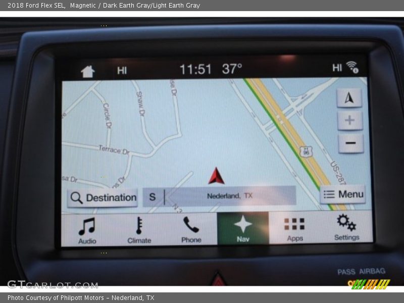 Magnetic / Dark Earth Gray/Light Earth Gray 2018 Ford Flex SEL