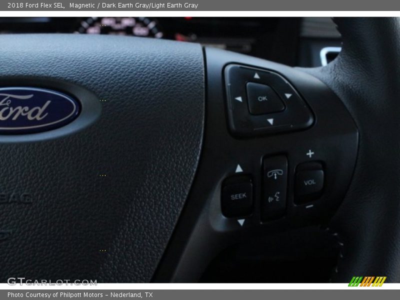 Magnetic / Dark Earth Gray/Light Earth Gray 2018 Ford Flex SEL