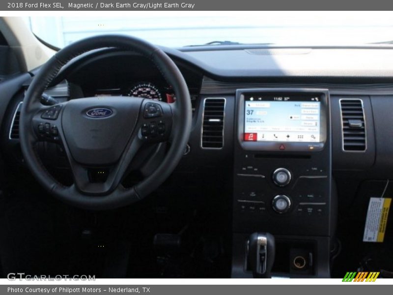 Magnetic / Dark Earth Gray/Light Earth Gray 2018 Ford Flex SEL