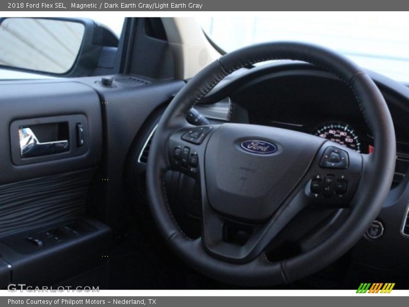 Magnetic / Dark Earth Gray/Light Earth Gray 2018 Ford Flex SEL