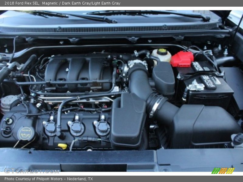 Magnetic / Dark Earth Gray/Light Earth Gray 2018 Ford Flex SEL