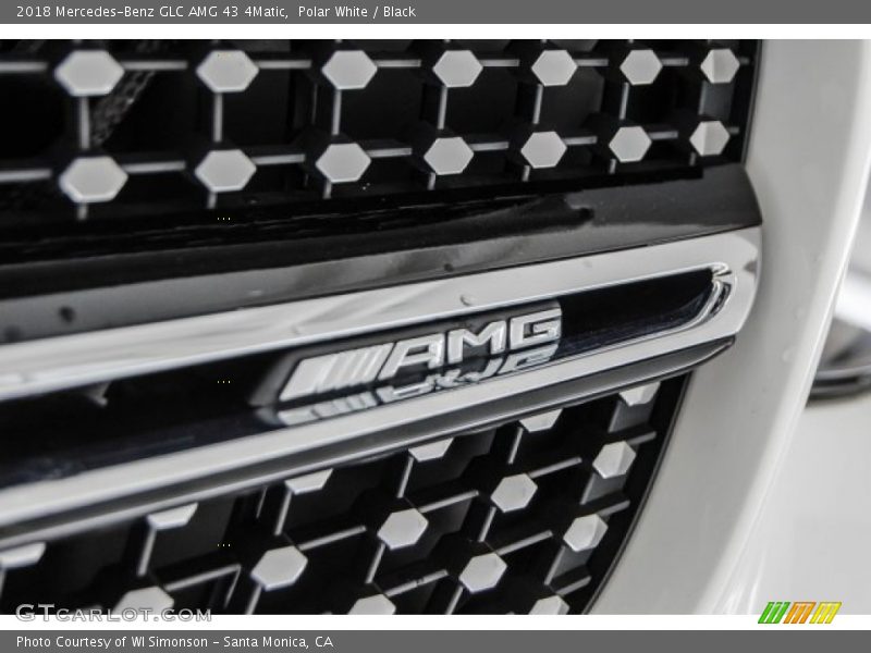 Polar White / Black 2018 Mercedes-Benz GLC AMG 43 4Matic