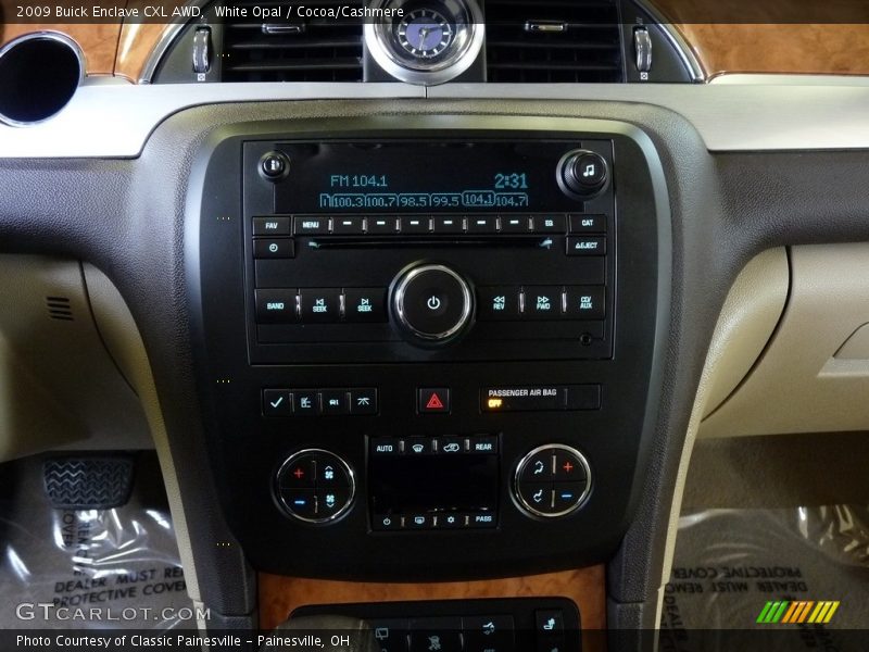 White Opal / Cocoa/Cashmere 2009 Buick Enclave CXL AWD