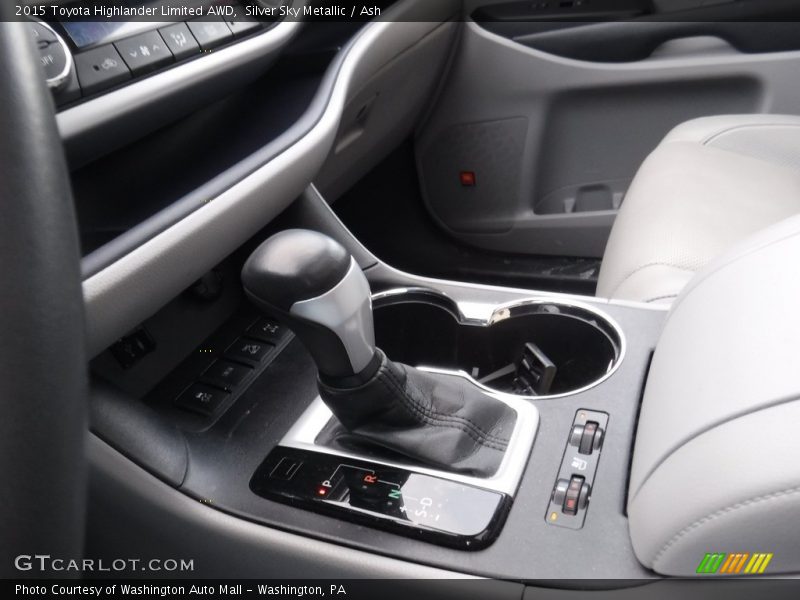 Silver Sky Metallic / Ash 2015 Toyota Highlander Limited AWD